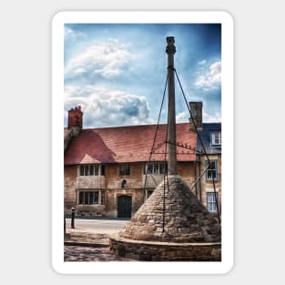 Market Cross Higham Ferrers Sticker